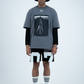 Haresquare - Judgement Free T-Shirt in Steel Grey