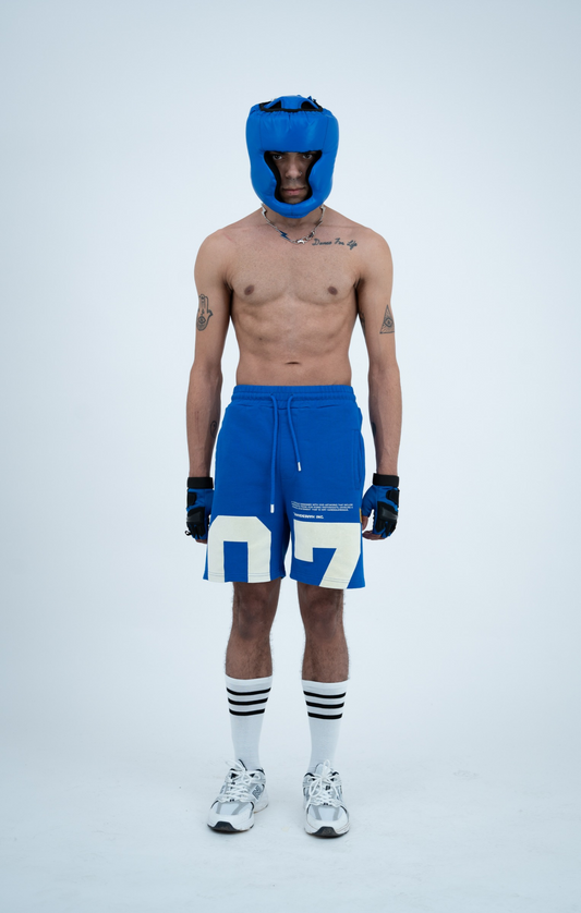 Haresquare - Numeric Fieldplay Shorts in Blue