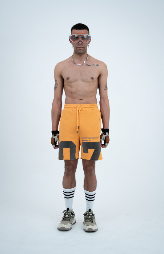Haresquare - Numeric Fieldplay Shorts in Apricot Tan