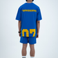 Haresquare - Numeric Fieldplay T-Shirt in Blue