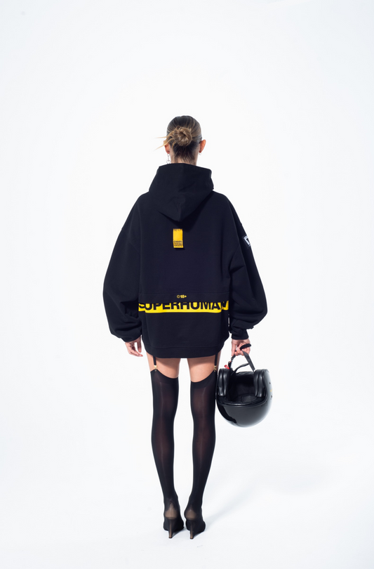 Haresquare - Superhuman Hoodie in Black