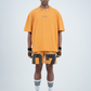 Haresquare - Numeric Fieldplay Shorts in Apricot Tan