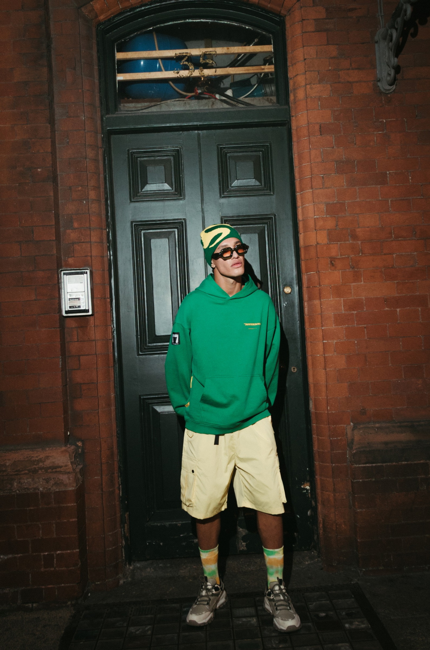 Haresquare - Superhuman Hoodie in Green