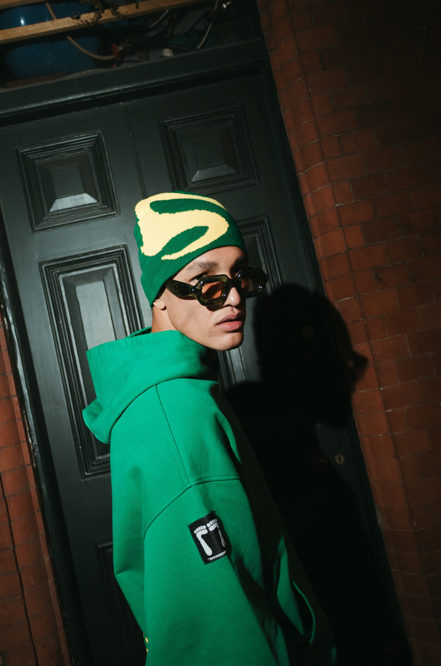 Haresquare - Superhuman Hoodie in Green