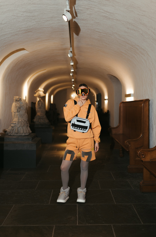 Haresquare - Superhuman Hoodie in Apricot Tan