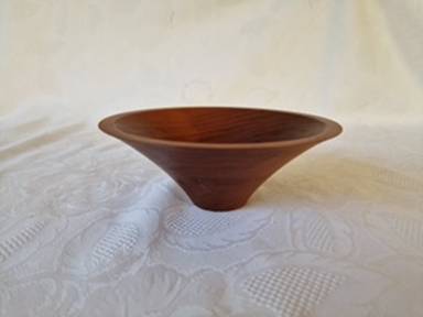 Cherry bowl with oil finish